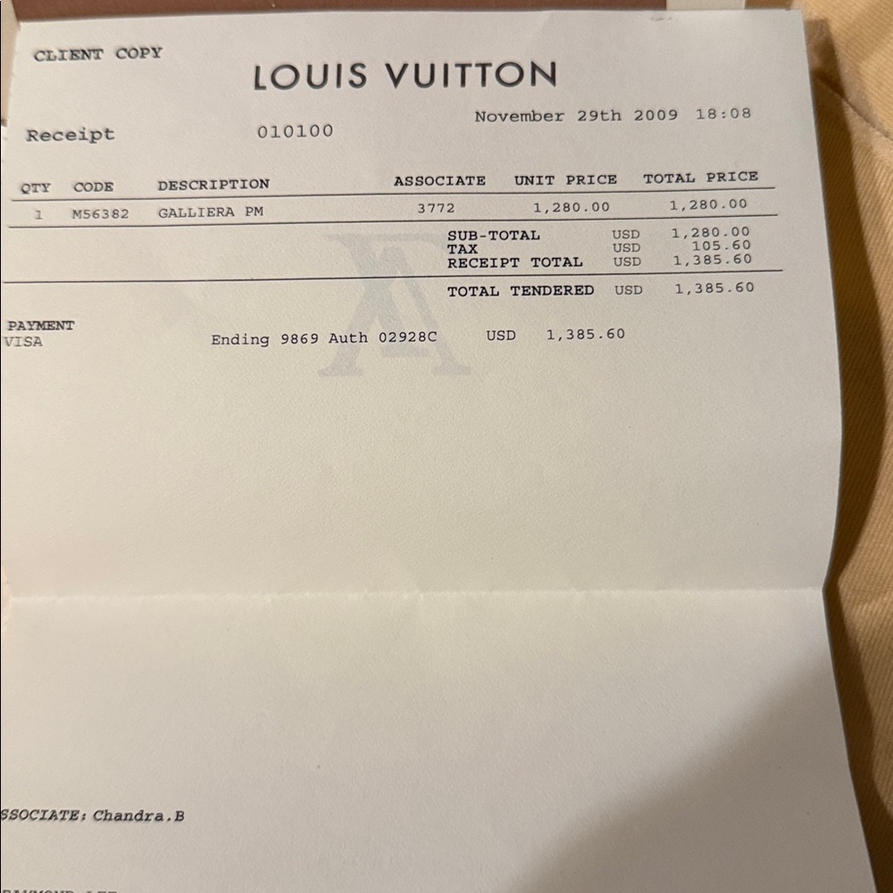 Louis Vuitton Galleria PM - Authentic - Picture 9 of 9